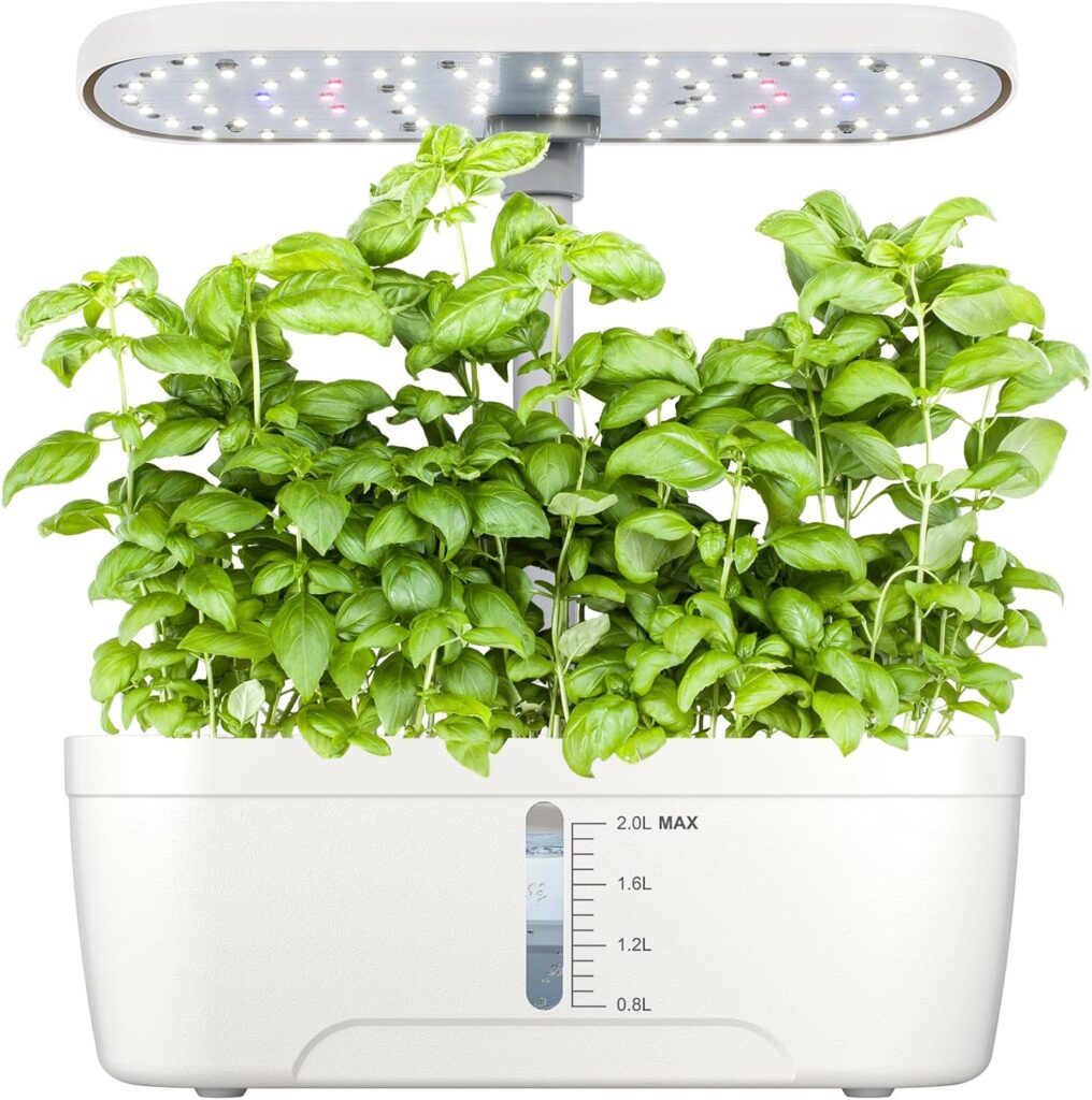 GOLUMUP Sistema de Cultivo Hidropónico Kit de Cultivo Interior con Iluminación LED